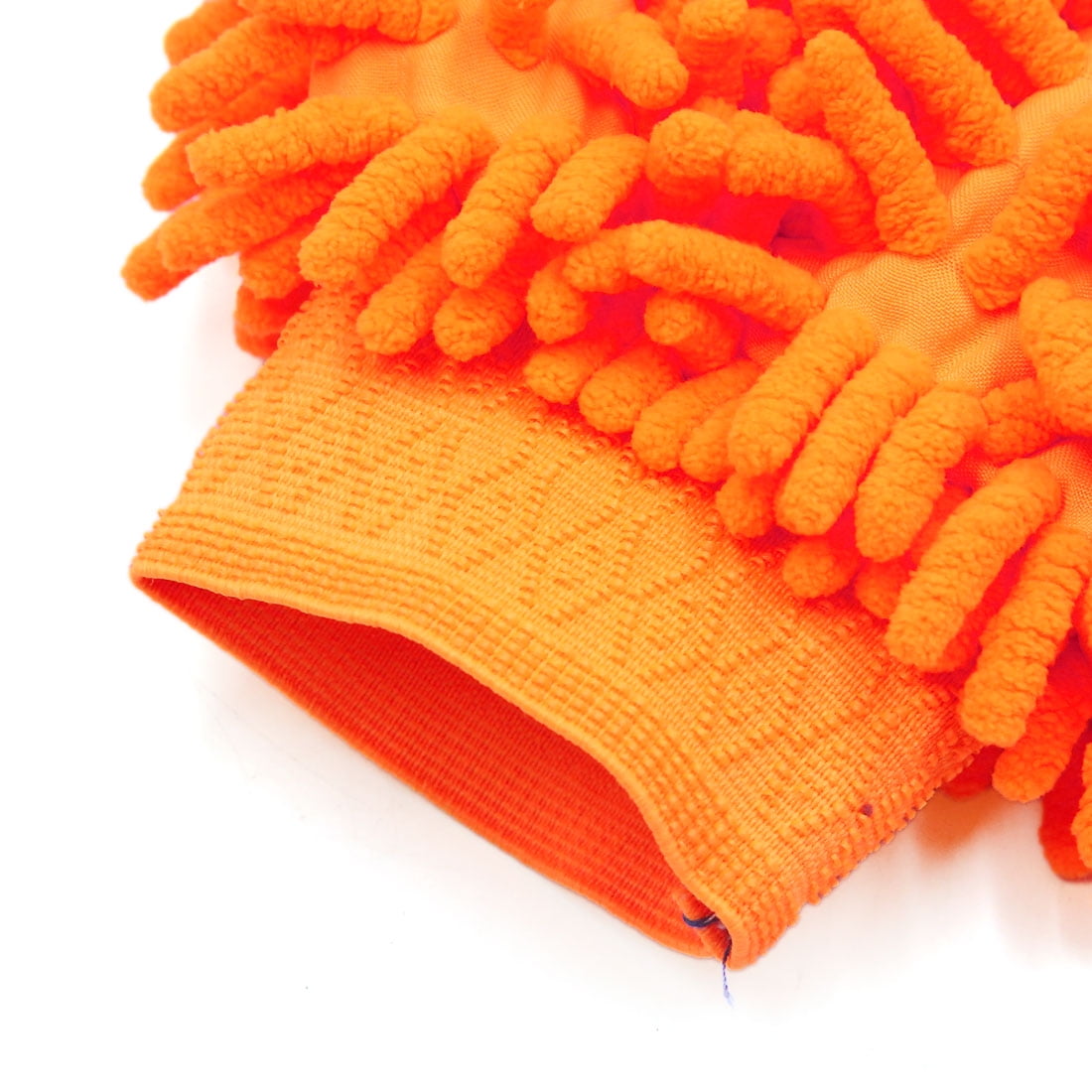 Auto Vehicle Protective Microfiber Chenille Car Wash Glove Anti Scratch Orange
