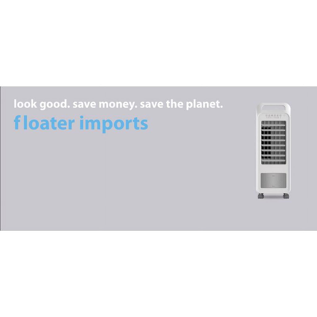 Floater Imports White 45W 150 sq. ft. Coverage Portable Evaporative Cooler 1.45 gal