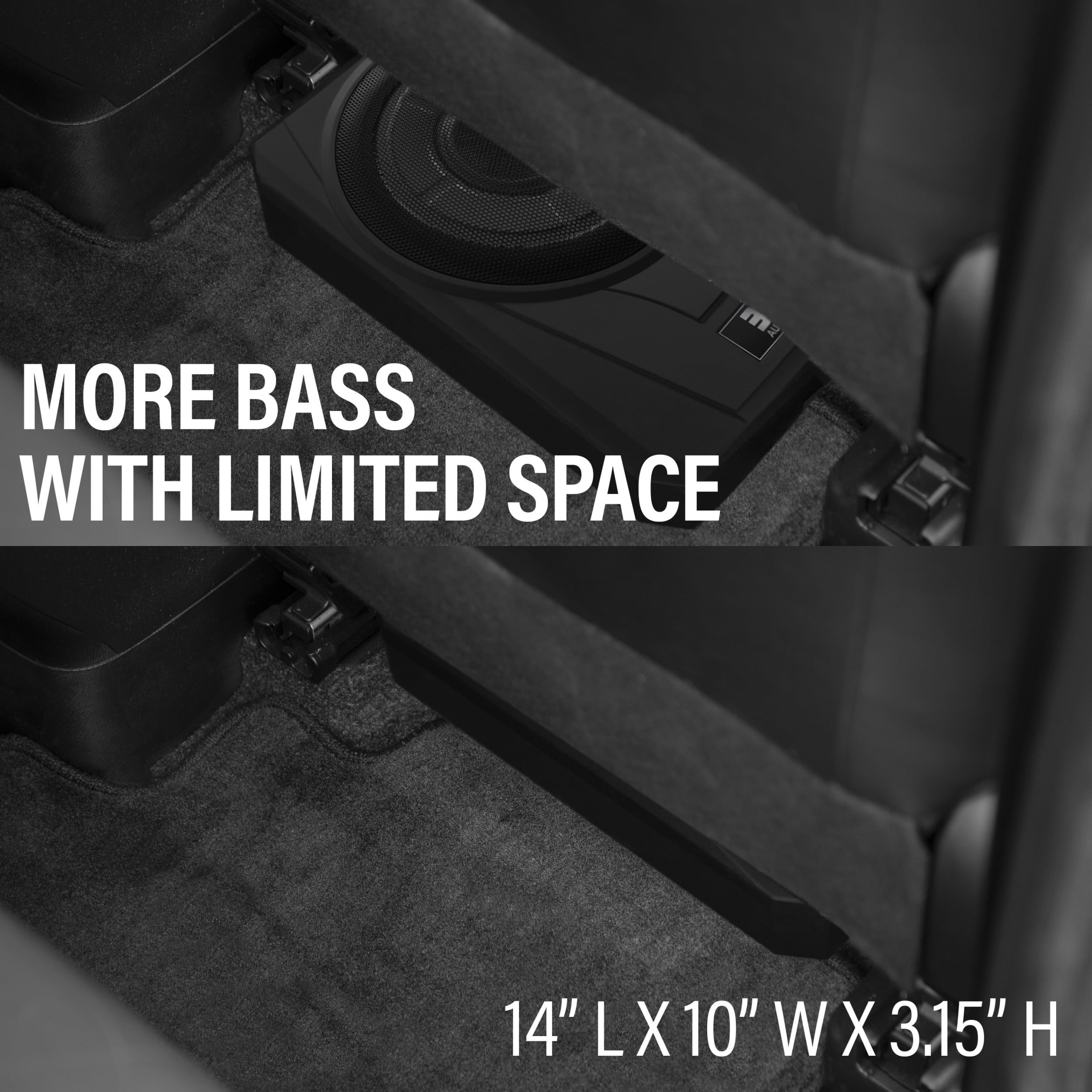 BOSS Audio Systems BASS10 Amplified 10” Car | Certified Refurbished
