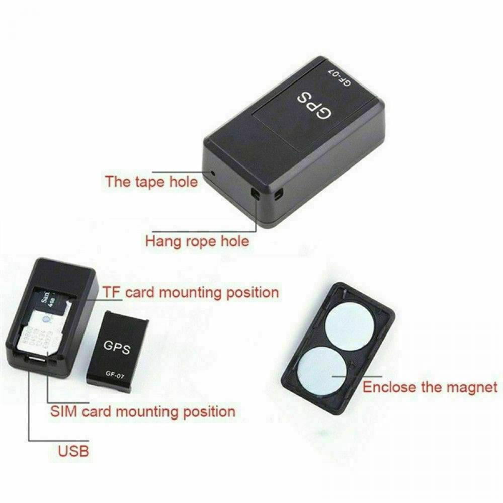 Mini Gps Magnetic Tracker Car Gps Navigator Portable Real Time Tracking Locator Anti-Theft Device Voice Record Anti-Lost For Seniors, Kids, Vehicle, Bicycles, Tracking