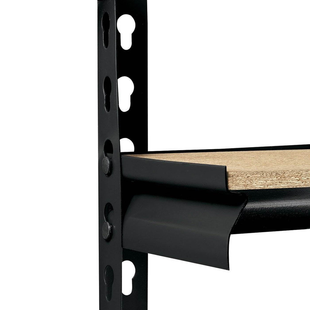 Edsal 5 Shelf 4000 Lb. 48x18x72" Adjustable Storage Rack Shelves (2 Pack)