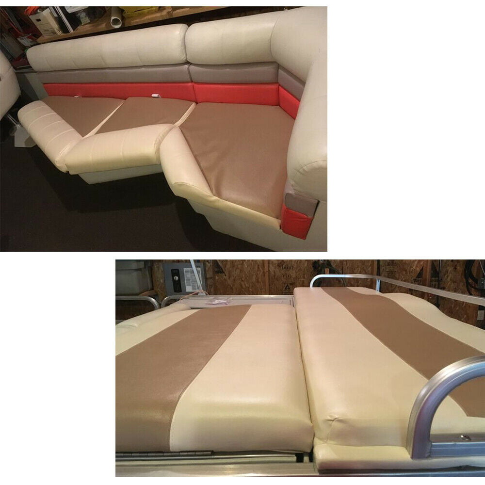 Car &Marine Vinyl Faux Leather Upholstery Black/Gray Repair in/Patch Up Seat Shole Shedding 54"Width