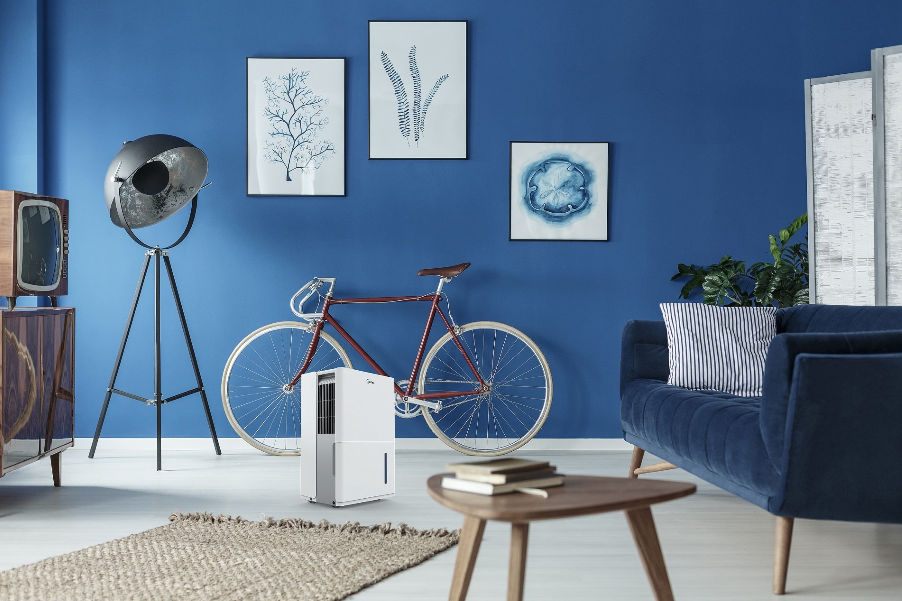 Restored Midea 35-Pint Energy Star Smart Dehumidifier for Very Damp Rooms, White, MAD35S1WWT (Refurbished)