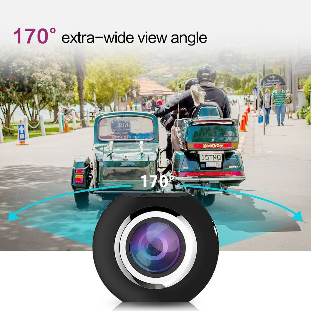 HD 1080P Dash Cam, 1.5" LCD, 170° View Angle, Loop Record, Motion Detection and Parking Monitor, Wi-Fi