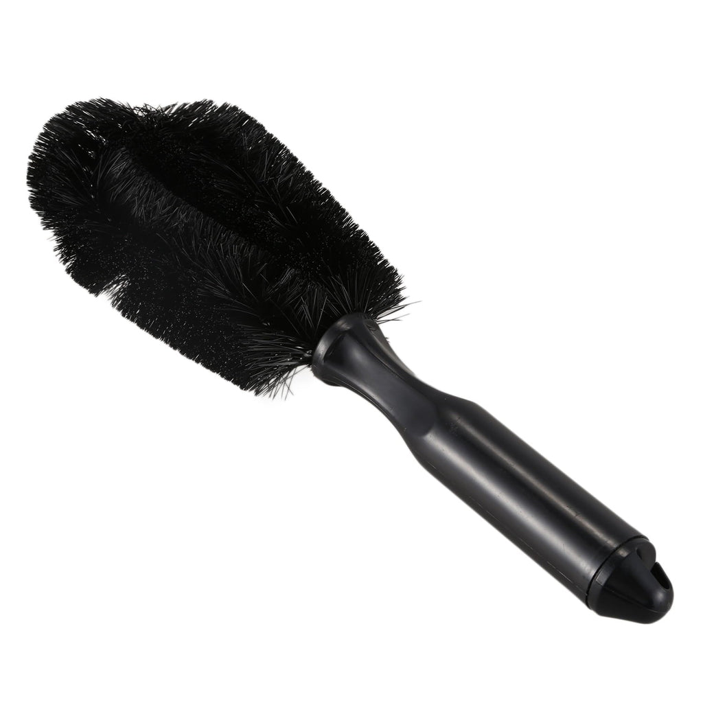 Black Car Auto Wheel Tire Rim Brush Wash Cleaning Tool 10.6" Long
