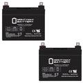 12V 35Ah Replaces Garden Way/Troy Built Rototiller Lawnmower - 2 Pack