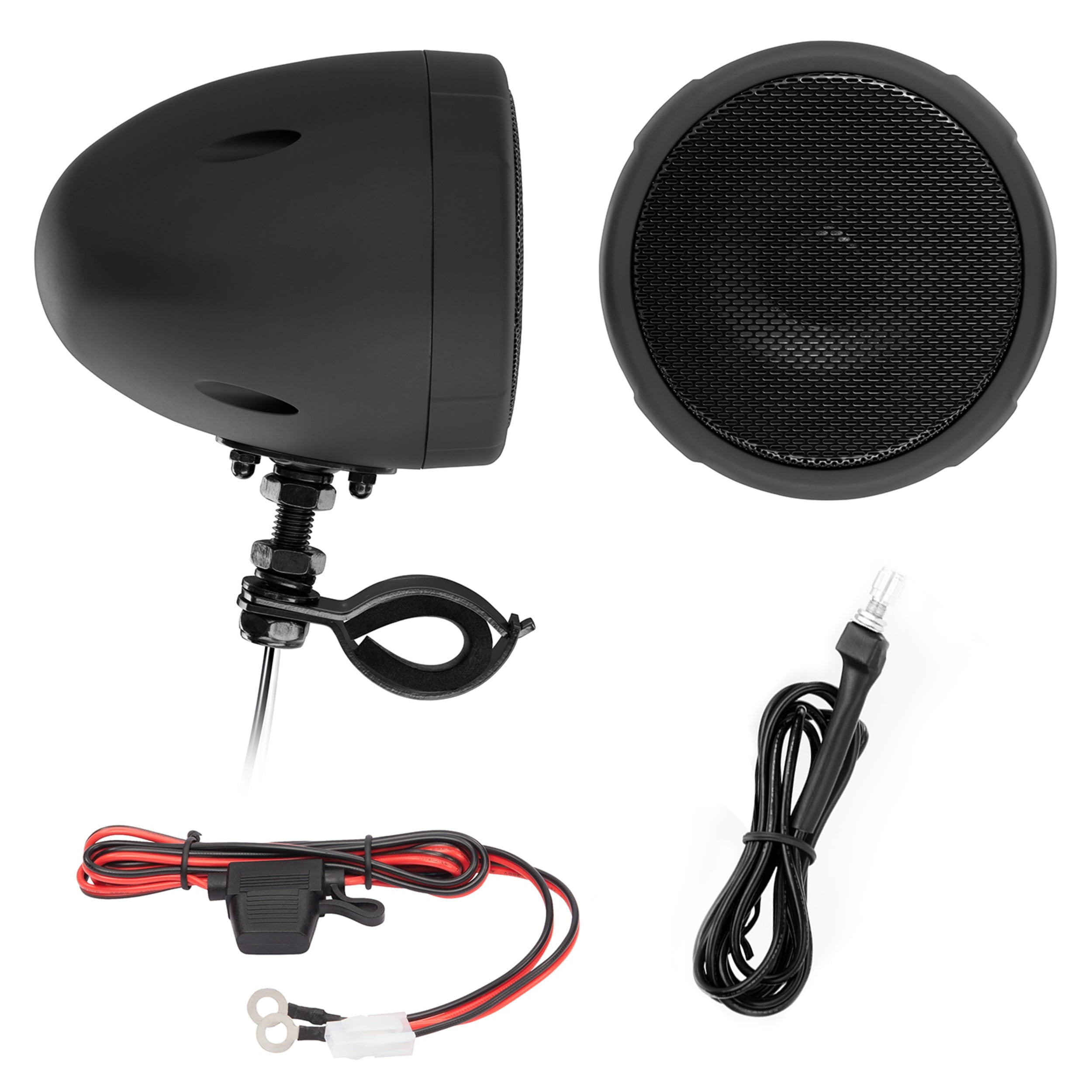 BOSS Audio 3" Waterproof Bluetooth Vehicle Handlebar Speaker Pair w/Built-In Amp