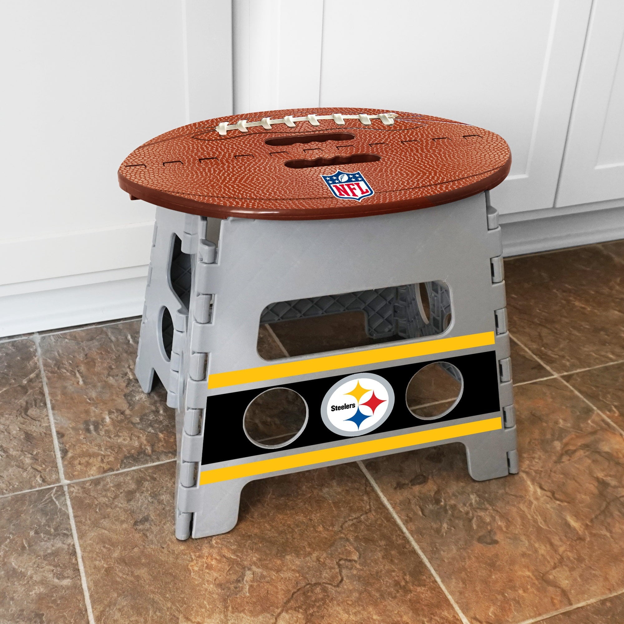 NFL - Pittsburgh Steelers Folding Step Stool 14"x13"