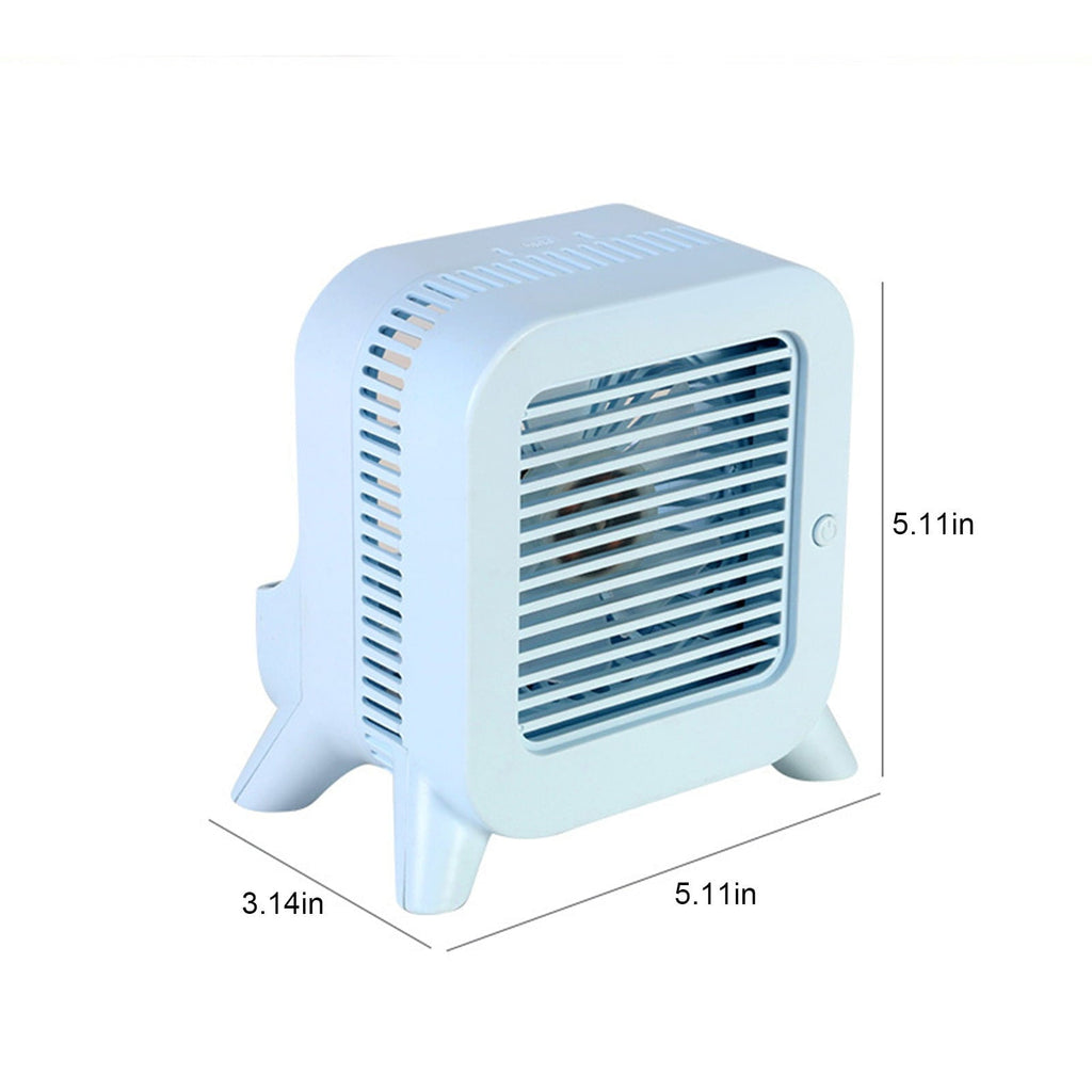 Portable Conditioner, Upgraded Mini Personal Evaporative Cooler Fan With Antis-Leakage Water,3 Speeds, Ultra-Quiet For Room Bedroom Office Home Tent