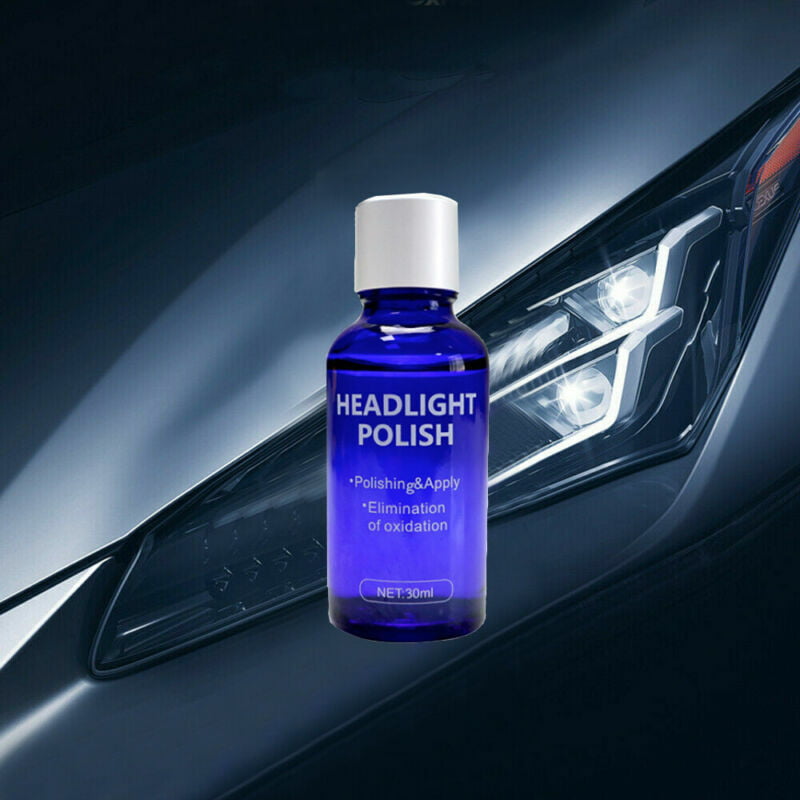 Car Headlight Lens Restoration Fluid Repair Kit Plastic Light Polish Cleaner USA US