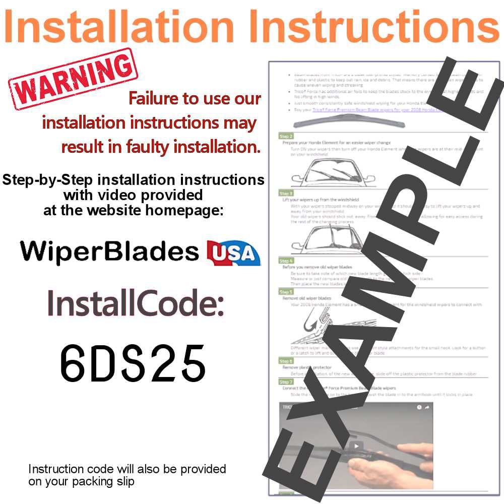 2015 Honda CR-V Performance Beam Wipers (Set of 3) w/Rear Wiper