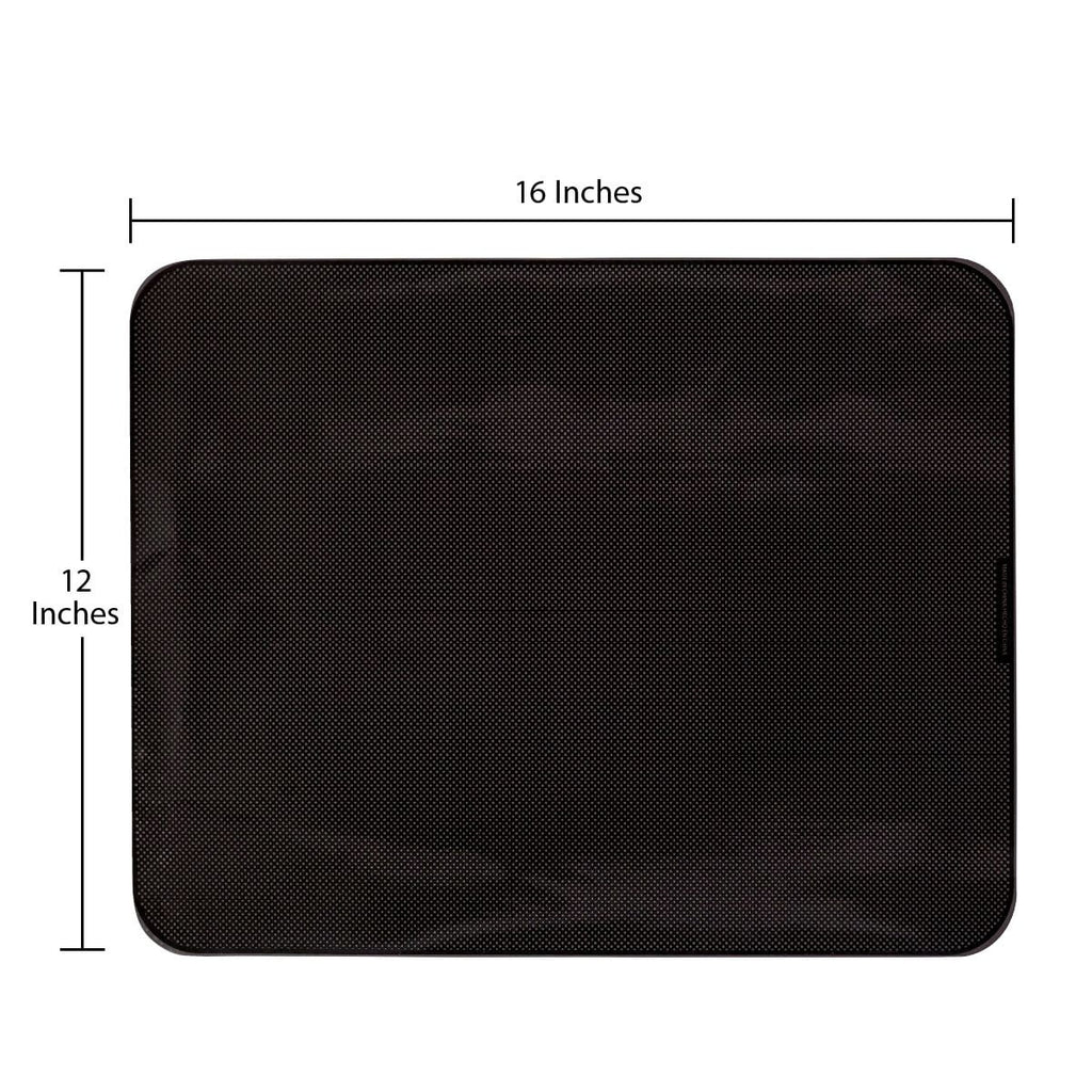 AutoDrive Black PVC Static Cling Sun Shade, 12" x 16"