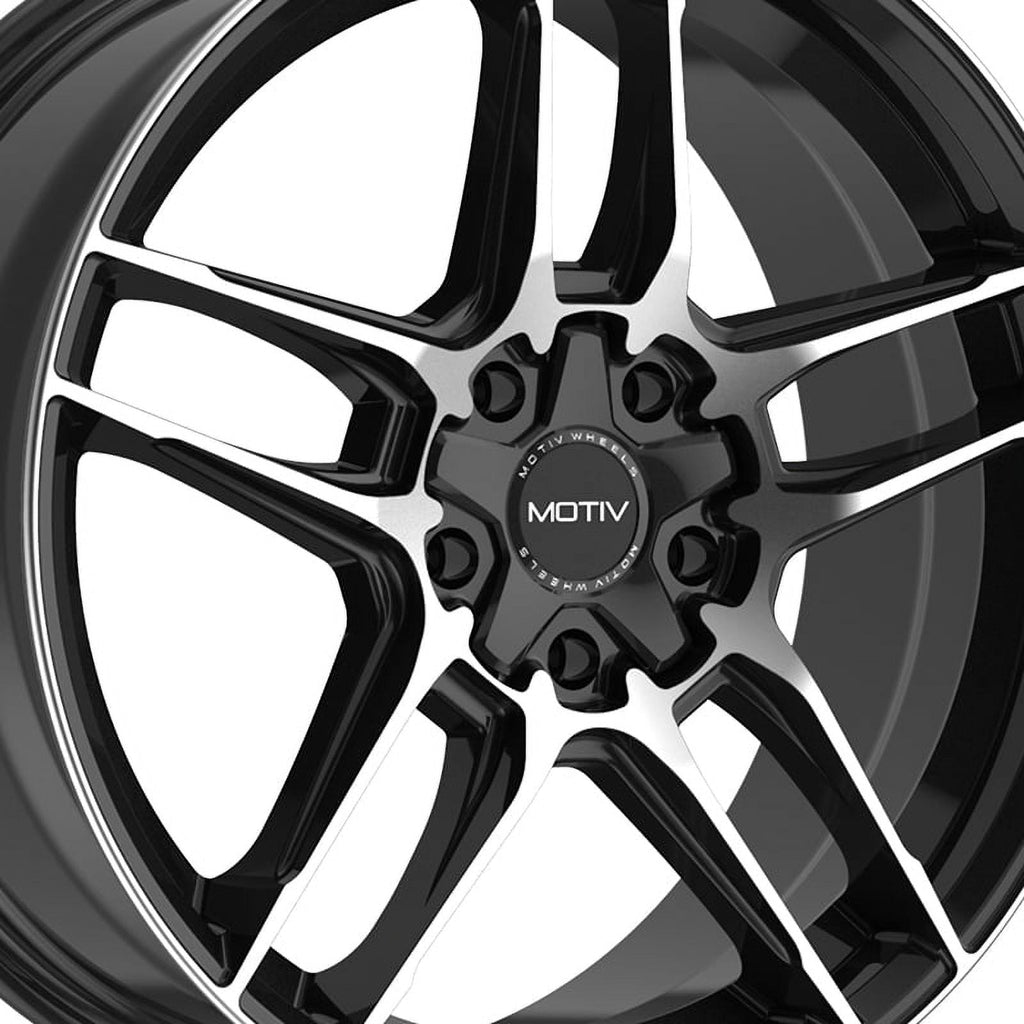 Motiv 17x7.5 5X100 434MB Matic Black Wheel Rim