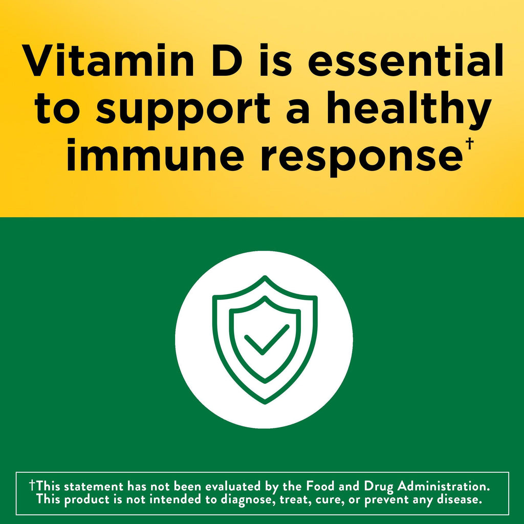 Nature Made Vitamin D3 2000 IU (50 mcg) Softgels, Dietary Supplement for Bone and Immune Health Support, 260 Count