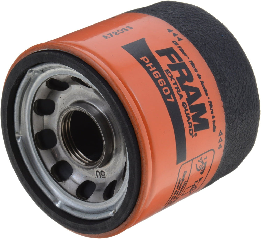 FRAM Extra Guard Oil Filter, PH6607, 10K mile Filter for Honda, Infiniti, Mazda, Mercury, and Nissan Fits select: 2006-2023 NISSAN ALTIMA, 2008-2023 NISSAN ROGUE