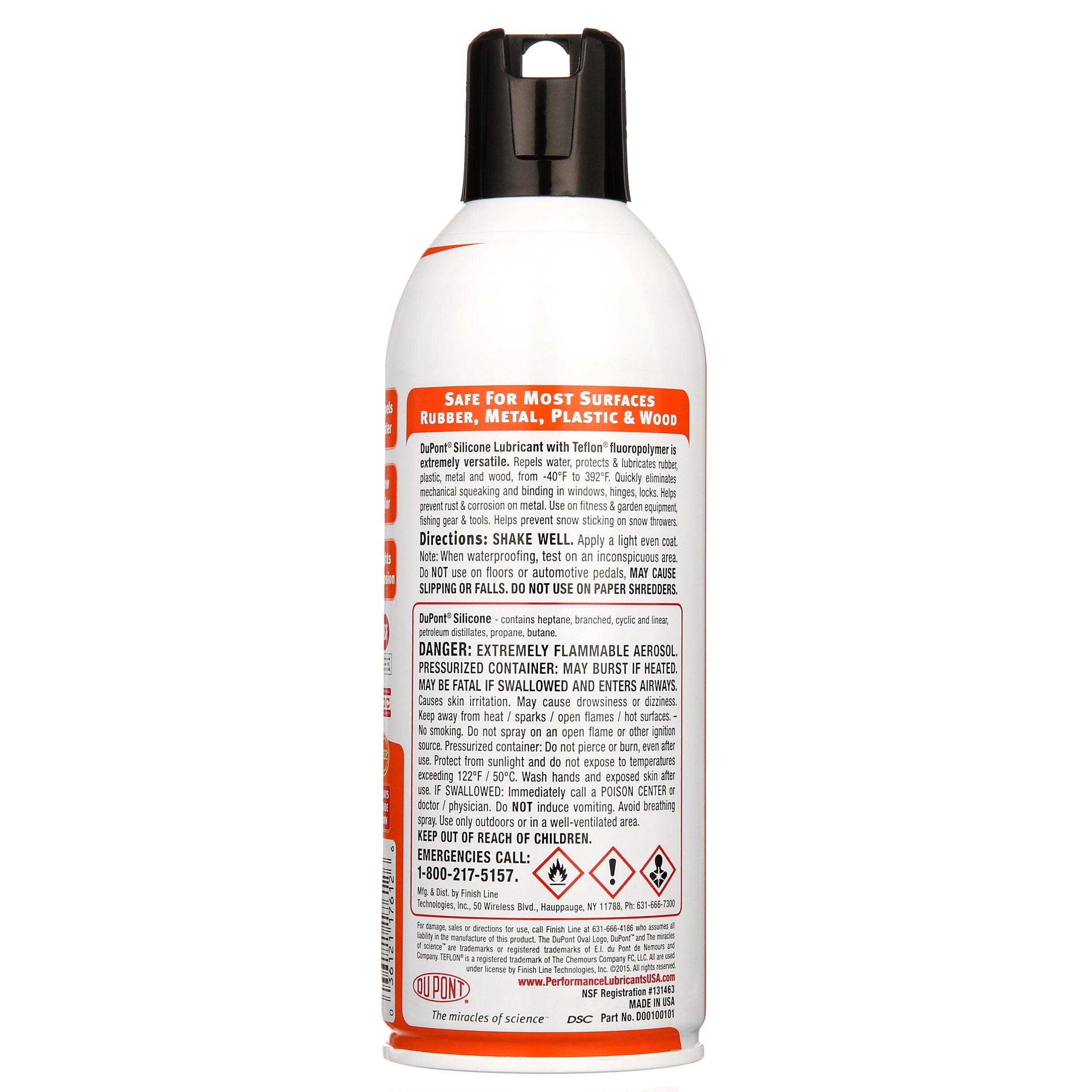 DuPont Teflon Silicone Lubricant, 10 oz
