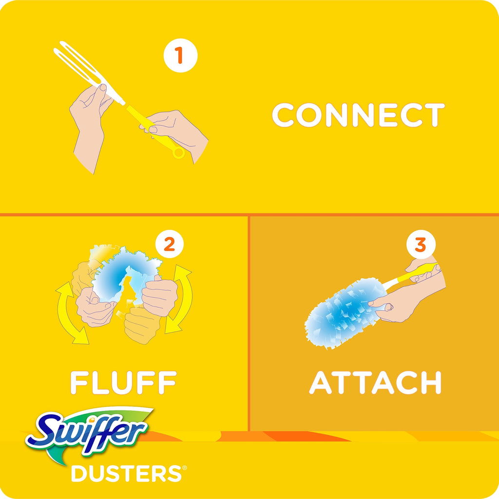 Swiffer Dusters Dusting Kit Multi-Color (1 Handle, 5 Dusters)