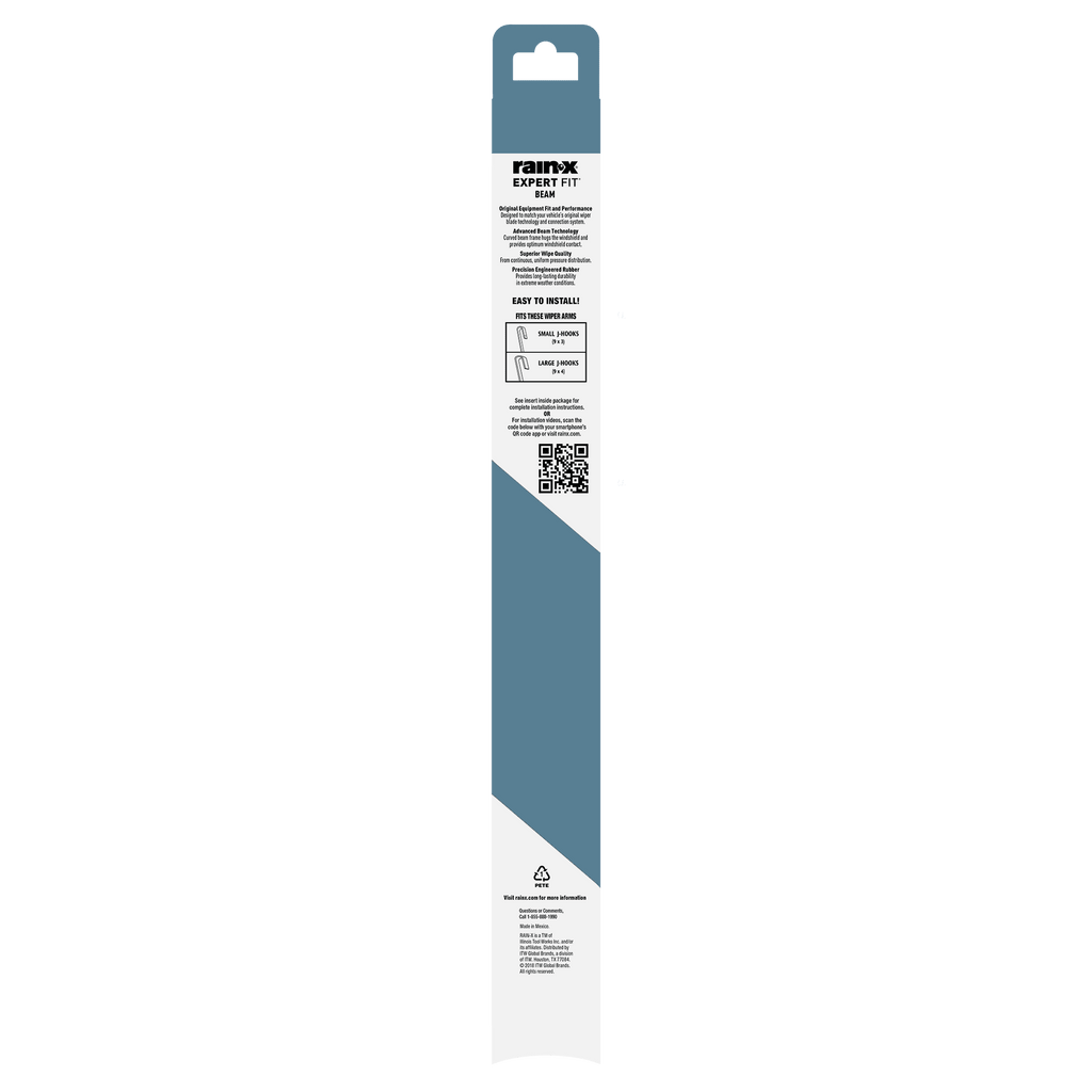 Rain-X Expert Fit Beam Windshield Wiper Blade, 28" B28-1 - 840020