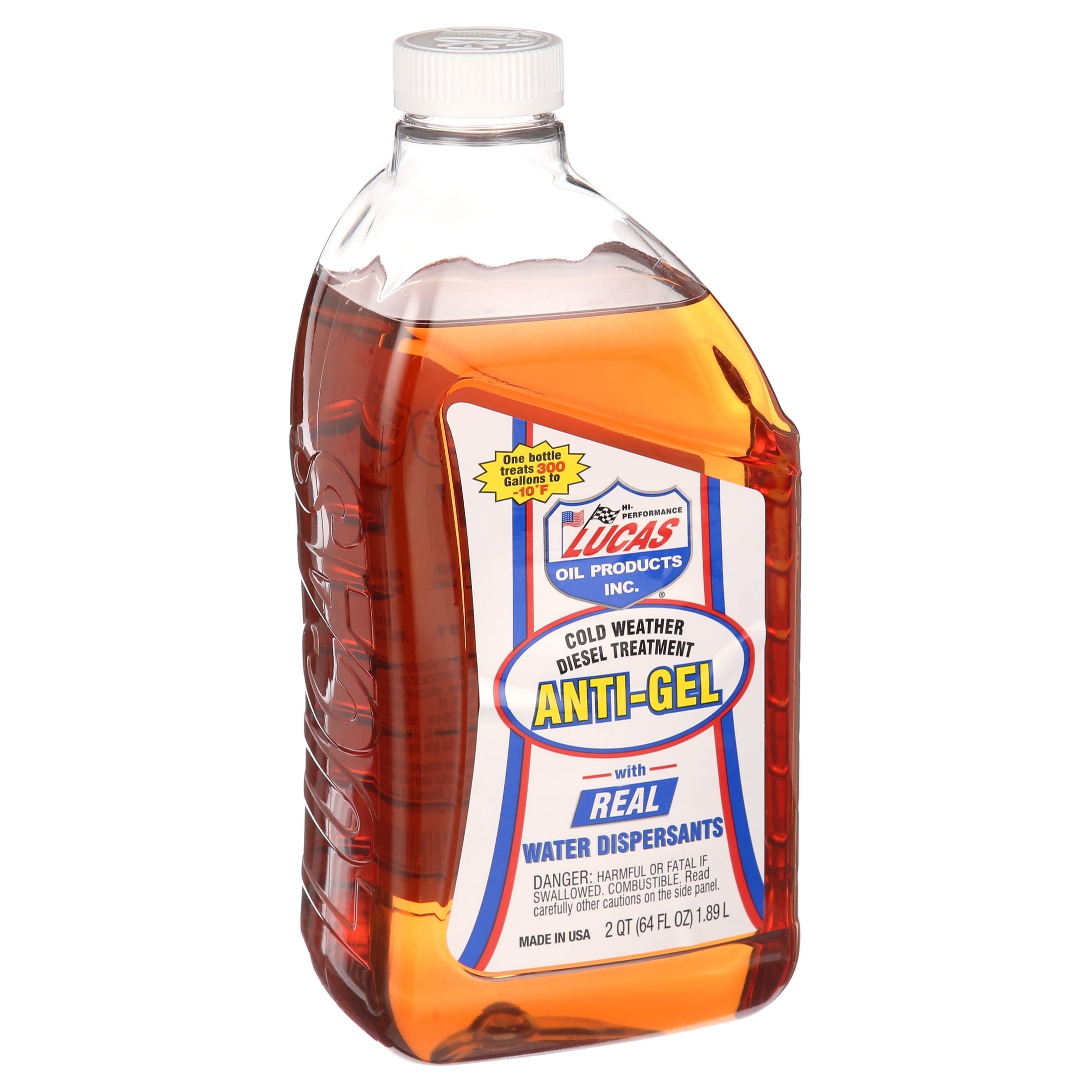Lucas Oil 10866 Anti-Gel Cold Weather Diesel Automotive Additive - 64 fl. oz.