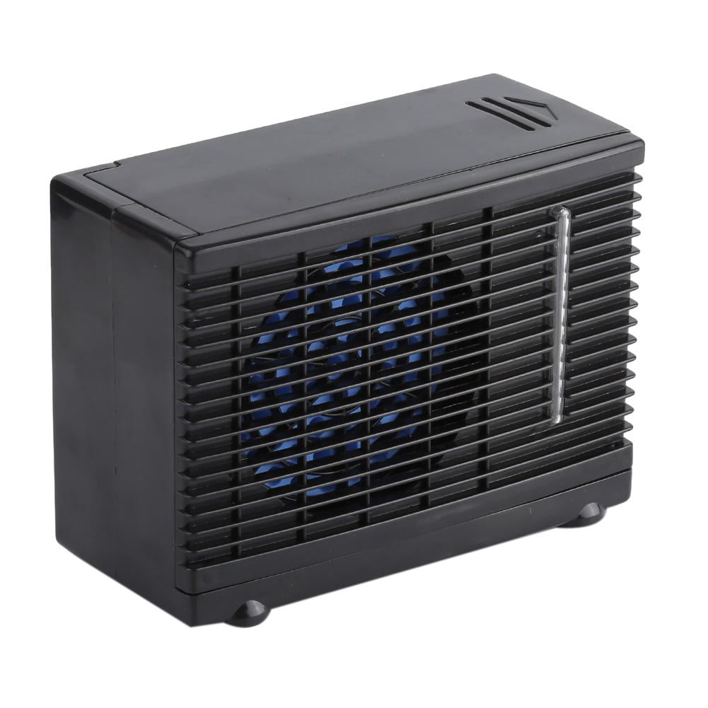 Mgaxyff Evaporative Air Conditioner, Portable 12V Car Truck Home Mini Air Conditioner Evaporative Water Cooler Cooling Fan