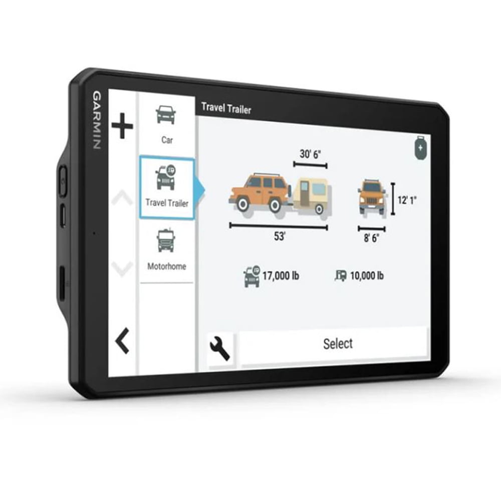 Garmin 010-02748-00 RV 895 8" RV GPS Navigator Bundle with Deco Gear Dual DC12V/24V Electronic Multifunction Car Socket and Deco Gear Hard Shell EVA Case