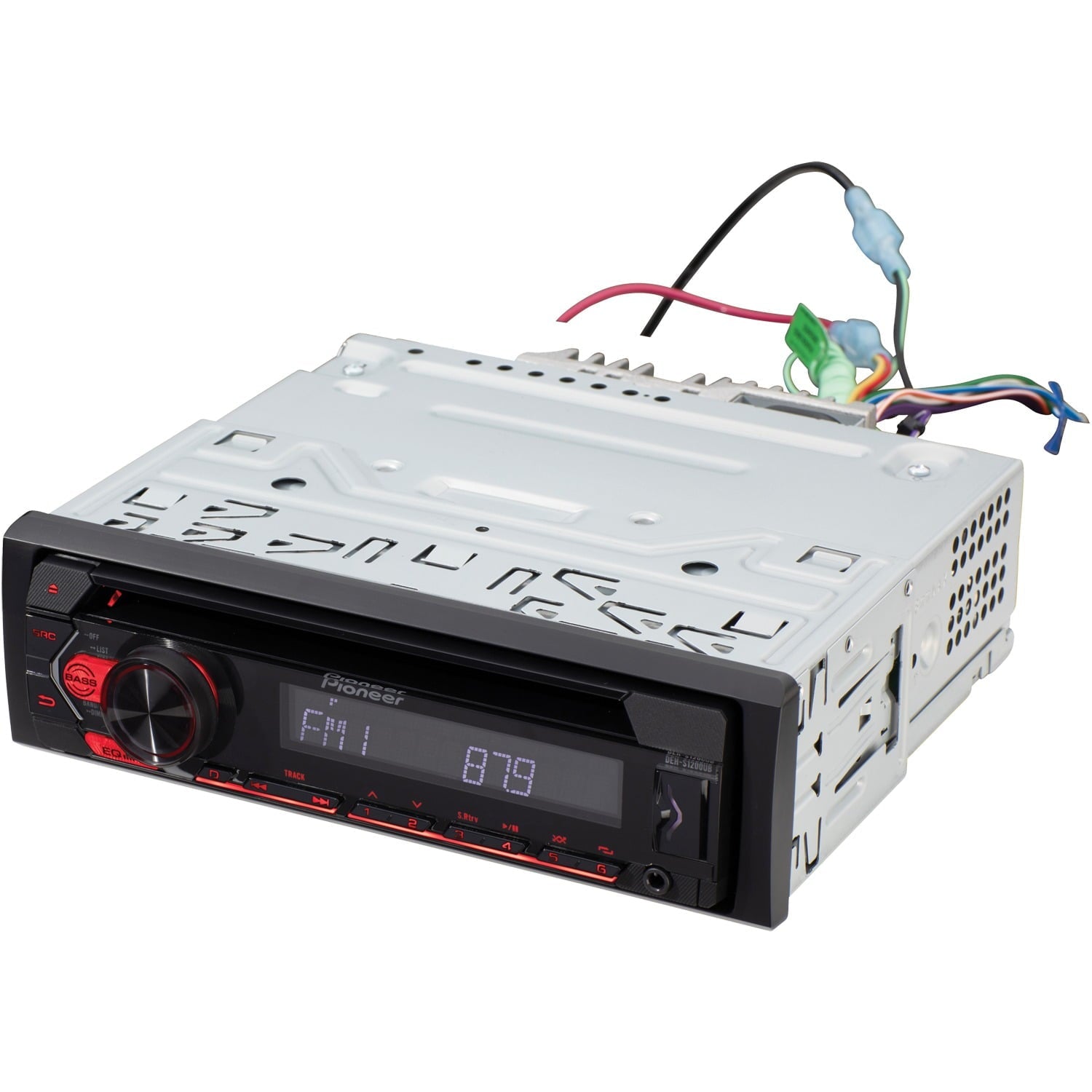 Pioneer DEH-S1200UB Single-DIN In-Dash CD Player with USB Port