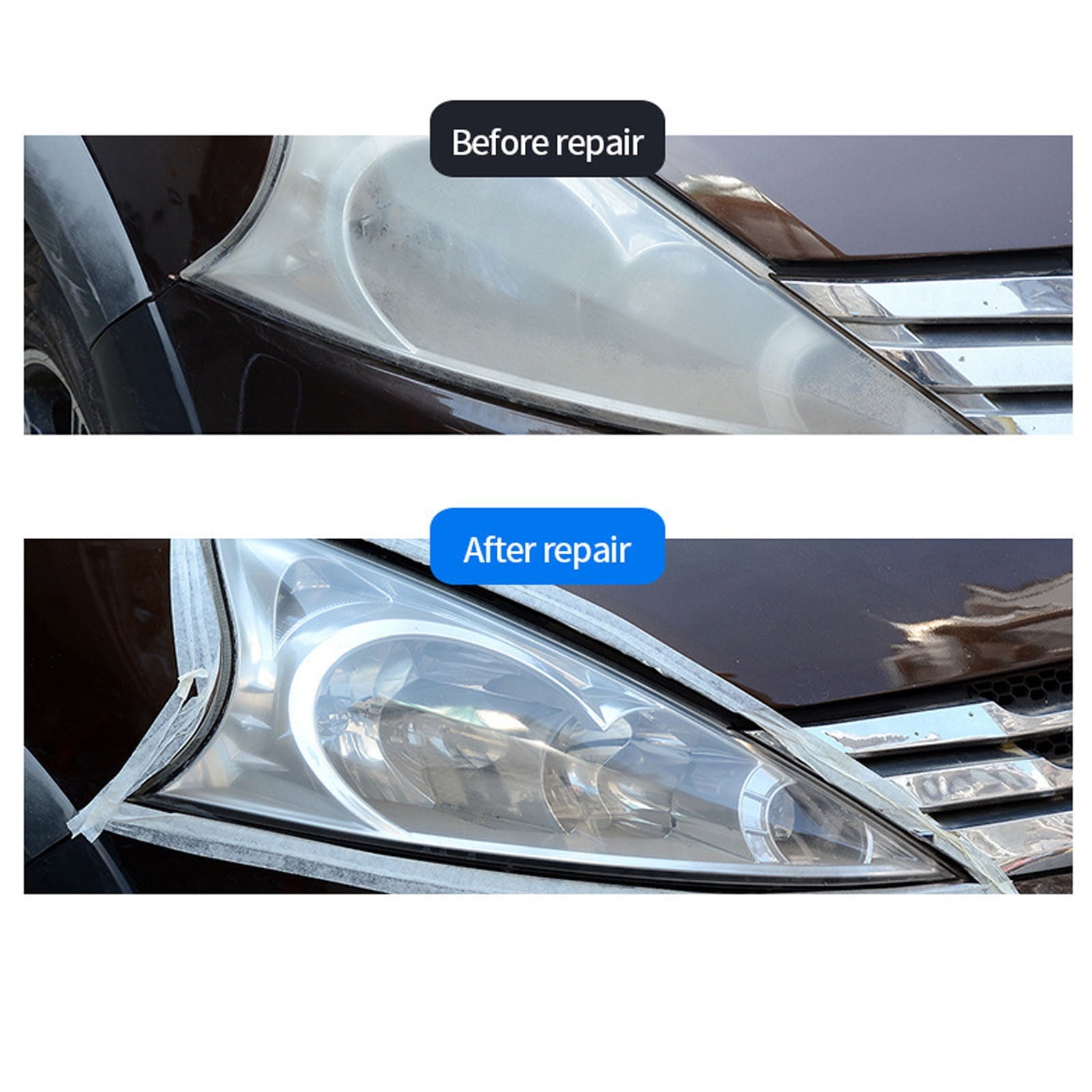 30MLUltra Headlight Restoration Kit Vehicle Headlamp Headlamp Repair Fluid Repair Tool Set Of Innovative Headlight Repair Polish, Car Headlight Repair Fluid, Car Headlight Cleaner