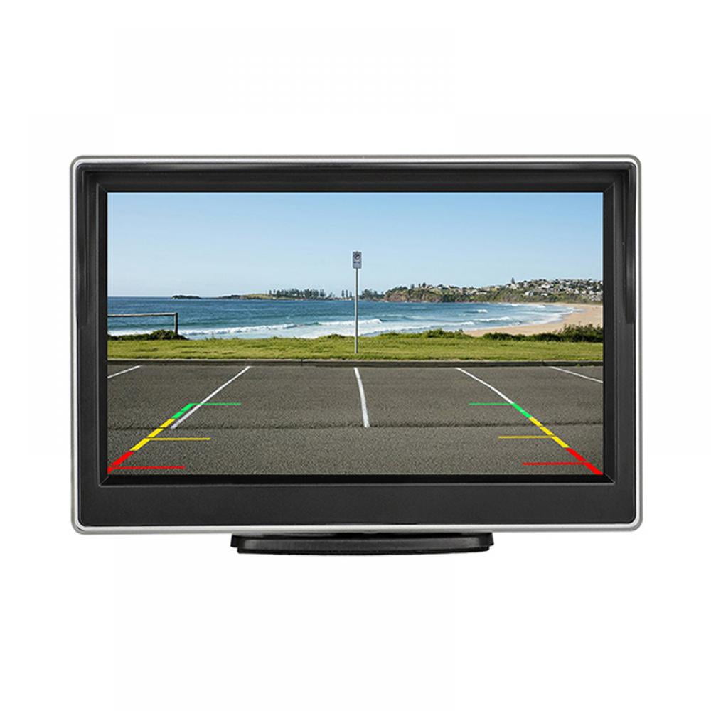 5" TFT LCD Car Rear View System Monitor Night Vision Backup Reverses Camera Set