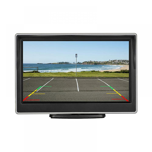5" TFT LCD Car Rear View System Monitor Night Vision Backup Reverses Camera Set
