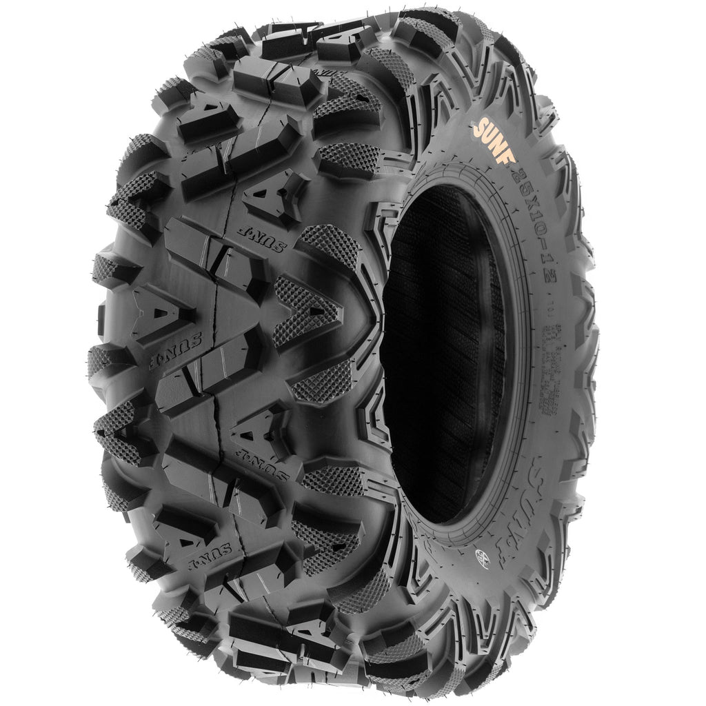 SunF All Terrain ATV UTV Tires 24x10-12 24x10x12 6 PR A033 (Pair of 2)