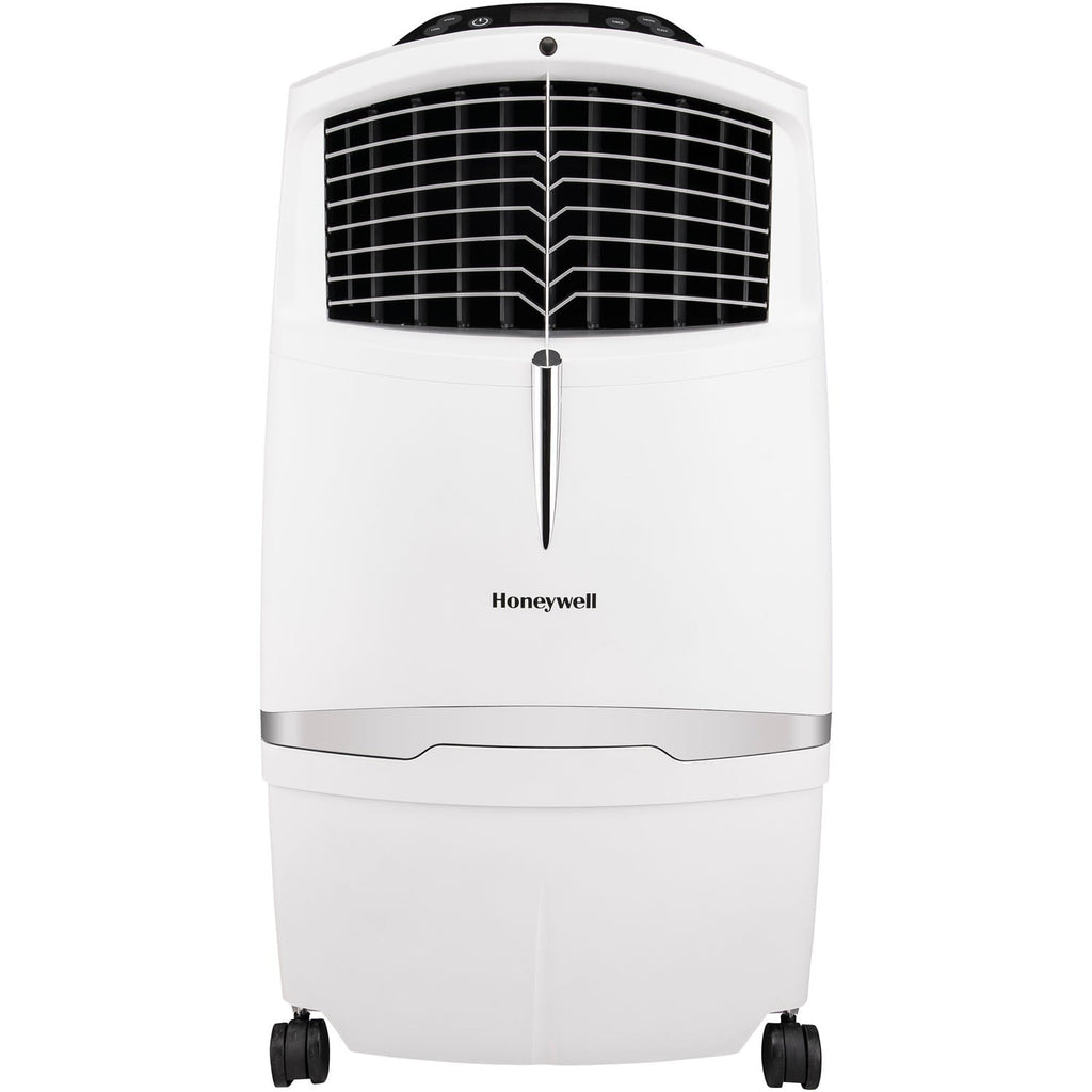 Honeywell 525-729CFM Portable Evaporative Cooler, Fan & Humidifier with Ice Compartment & Remote, CL30XCWW, White