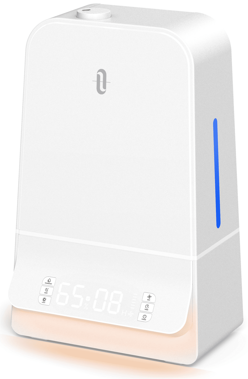 TaoTronics Humidifiers 6L Ultrasonic Cool Mist Humidifier with Humidistat, LED Display, Sleep Mode, 26dB Whisper Quiet, White
