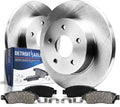 Detroit Axle - 10.95" (278mm) Rear Disc Brake Rotors & Ceramic Brake Pads Replacement for 2015-2021 200 Jeep Cherokee - 4pc Set