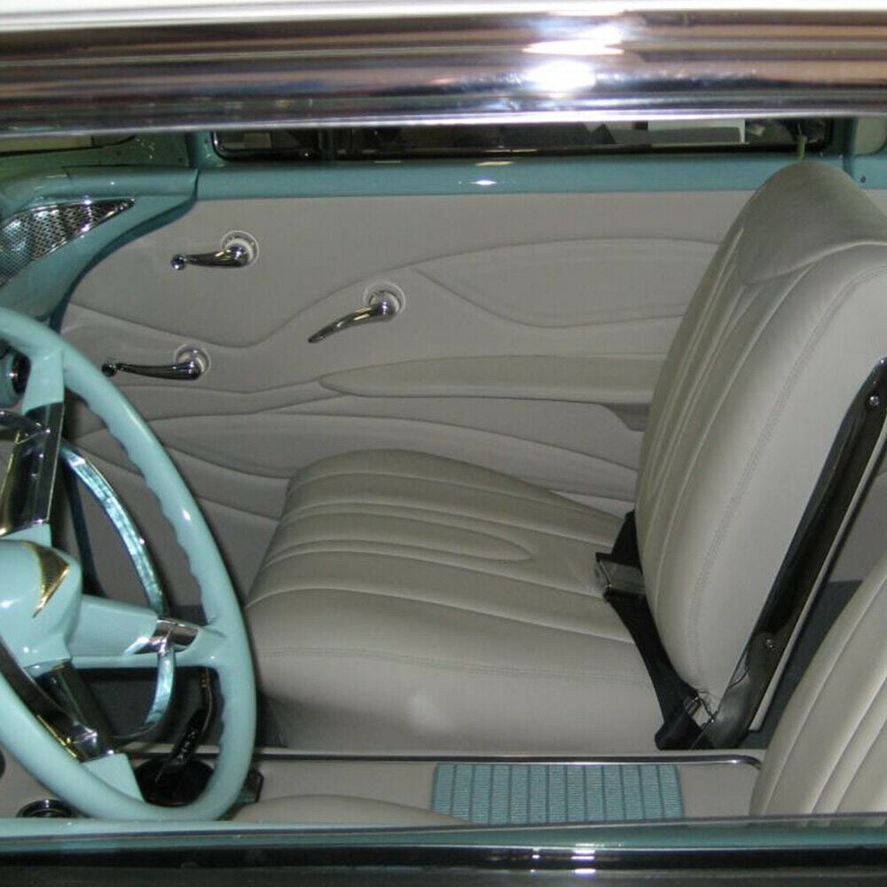 Car &Marine Vinyl Faux Leather Upholstery Black/Gray Repair in/Patch Up Seat Shole Shedding 54"Width