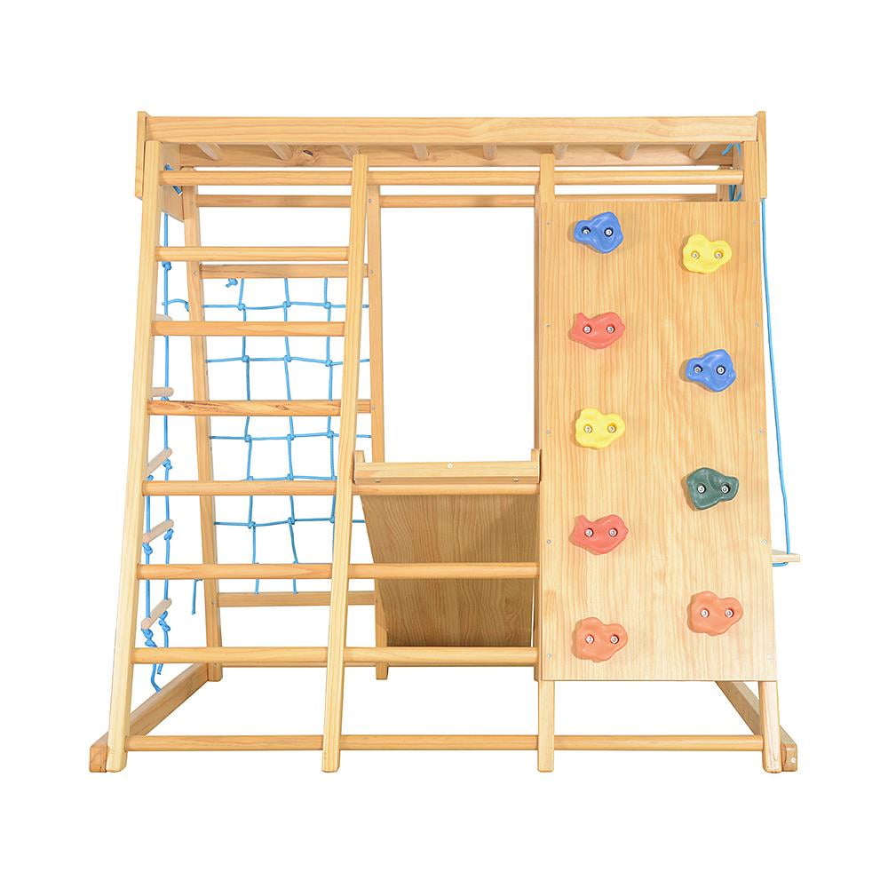 LALAHO 7-in-1 Indoor Playground Kids Playground Climbing Toys for Toddlers, Indoor Jungle Gym for Toddlers