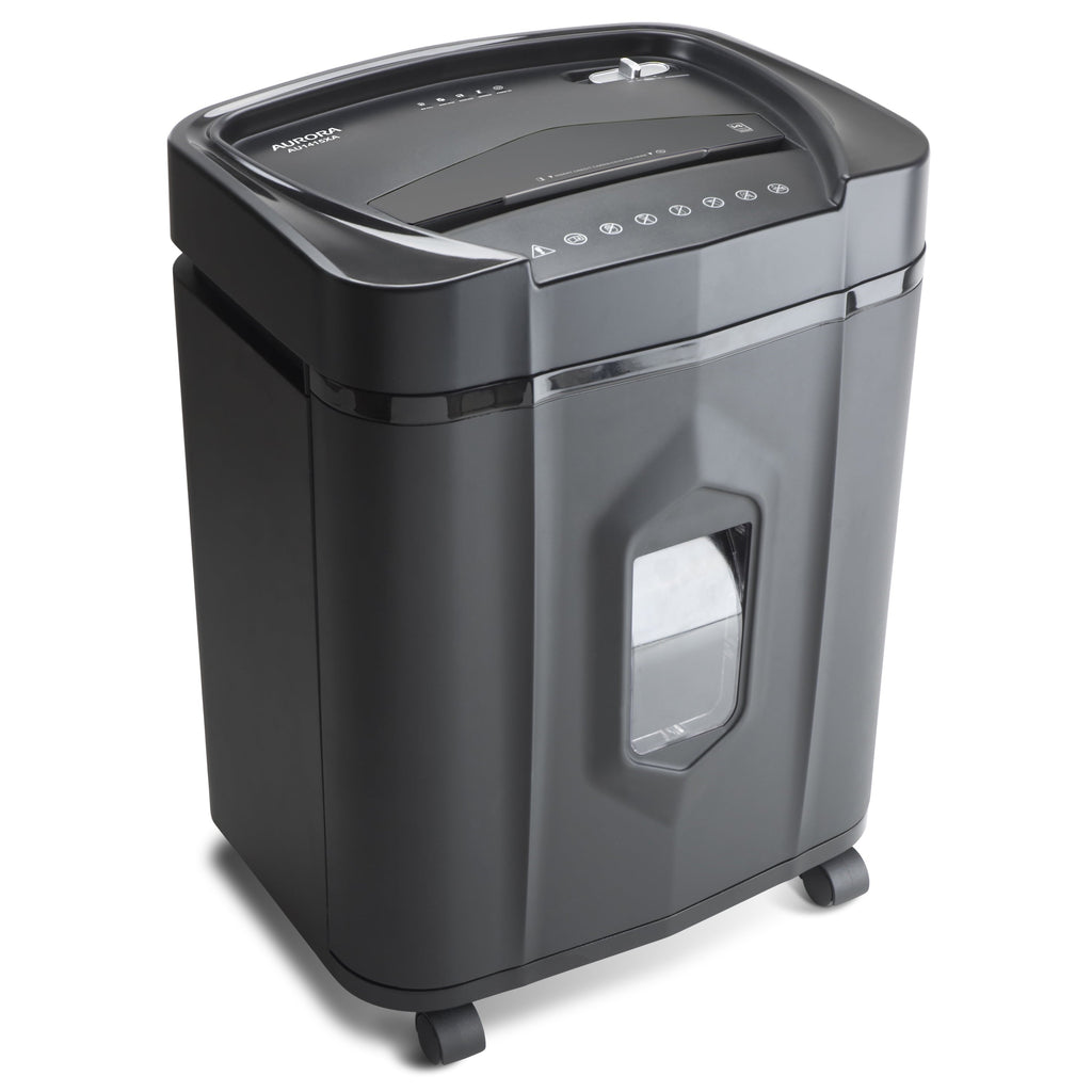 Aurora GB AU1415XA 14-Sheet Crosscut Paper/CD and Credit Card Shredder with 5-Gallon Pullout Basket and 10 Minutes Continuous Run Time