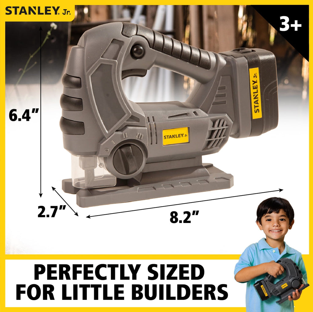 STANLEY Jr Jigsaw Toy – Carpentry Role Play For Kids – Enhance Hand And Eye Coordination – Power Tool
