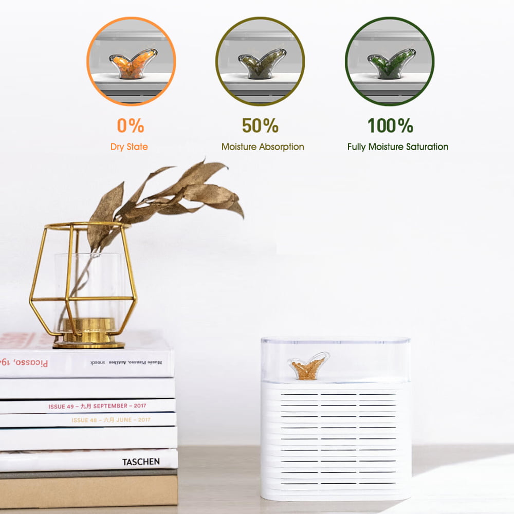 Sothing Mini Air Dehumidifier Portable Rechargeable Reuse Air Dryer Moisture Absorber For Office Home Use 150ml