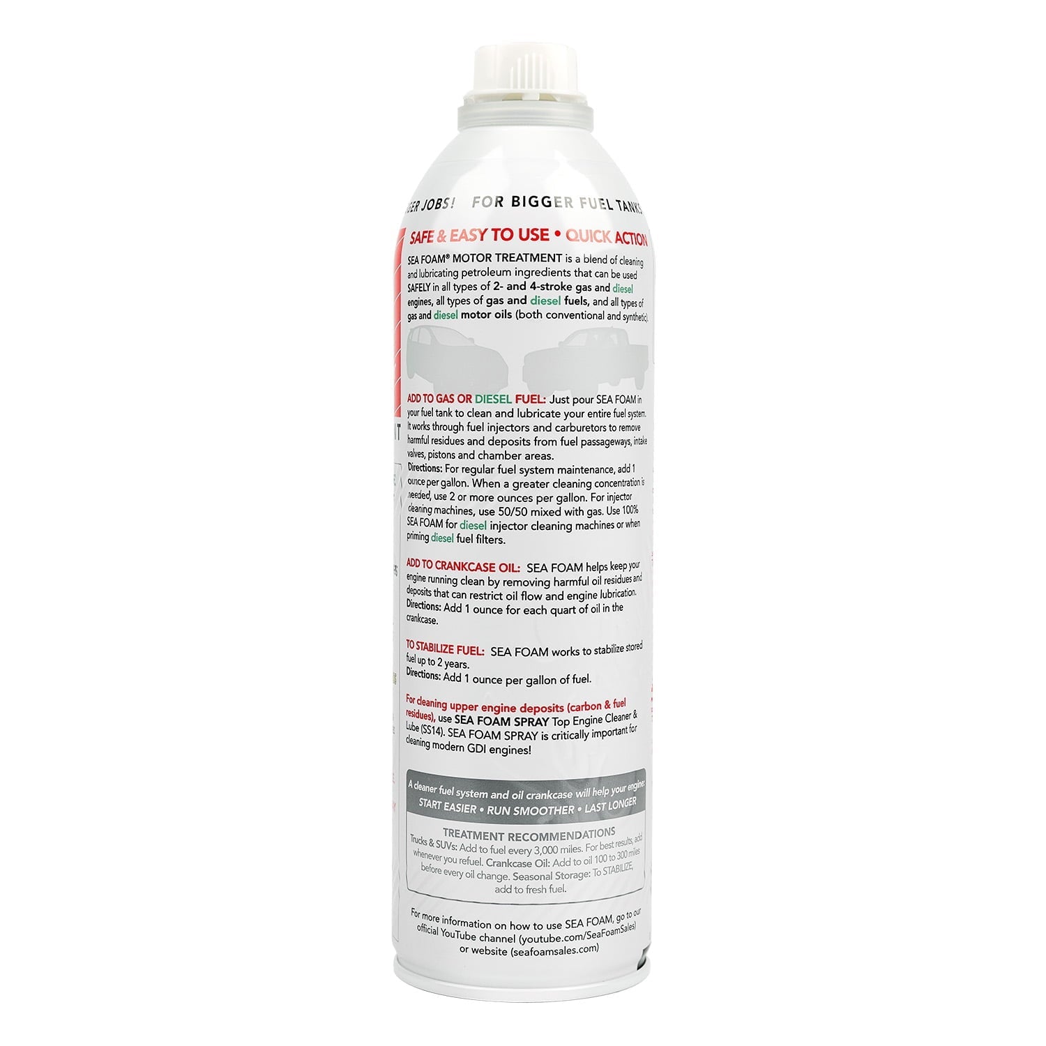 Sea Foam ST20 Truck and SUV Motor Treatment Additive, 20 oz