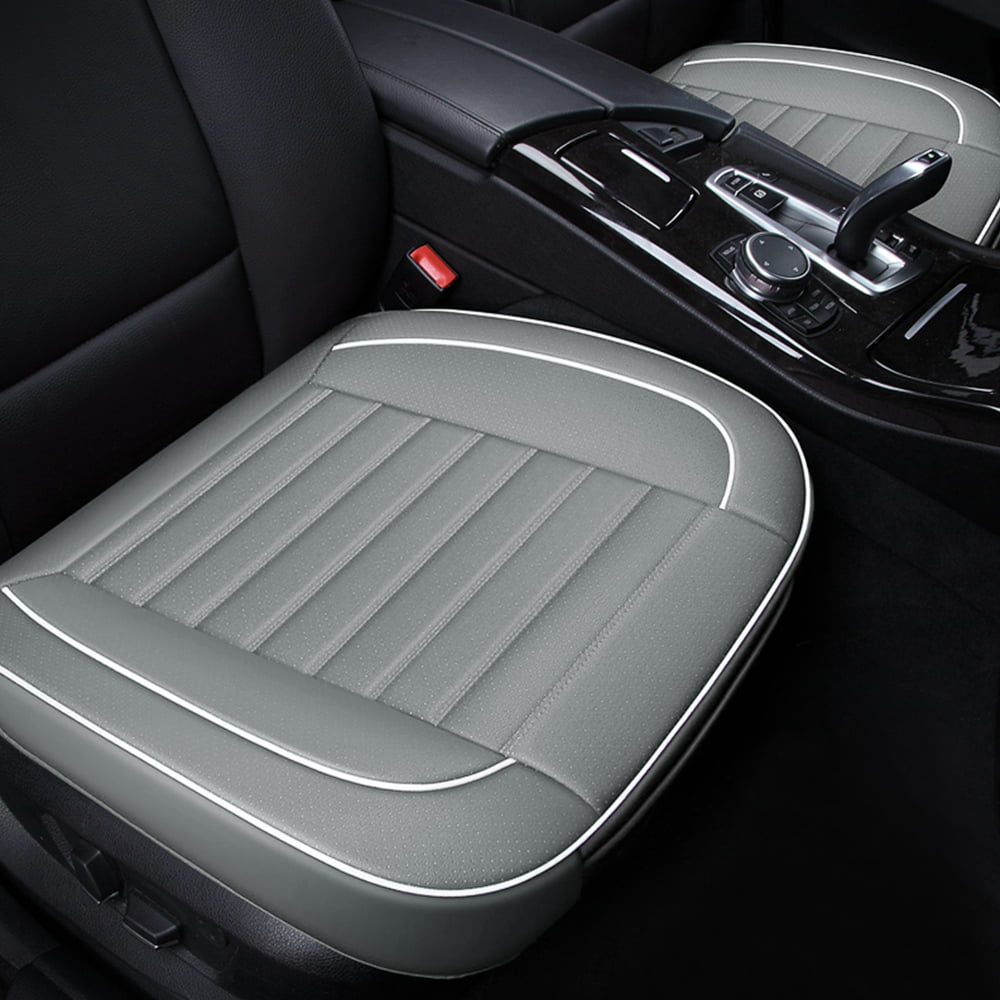 OTOEZ Universal Car Front Seat Cover PU Leather Bottom Cushion Protector Anti-slip Padded