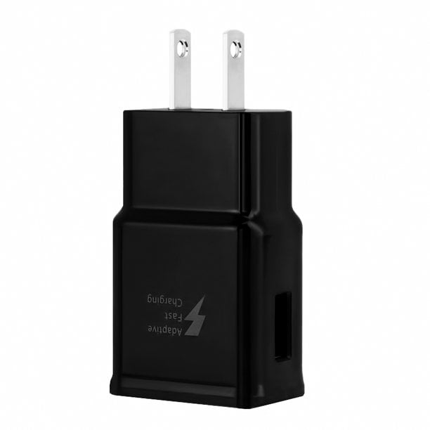 Fast Charging USB Wall Charger + USB-C 3.1 Type-C Cable Kit AC Home Power Adapter OEM Adaptive Fast Charger for Samsung Galaxy S8, S8+, S9, S9+, S10, S10+, S10e, S20, S20+, S20 Ultra, Note 8, 9, 10