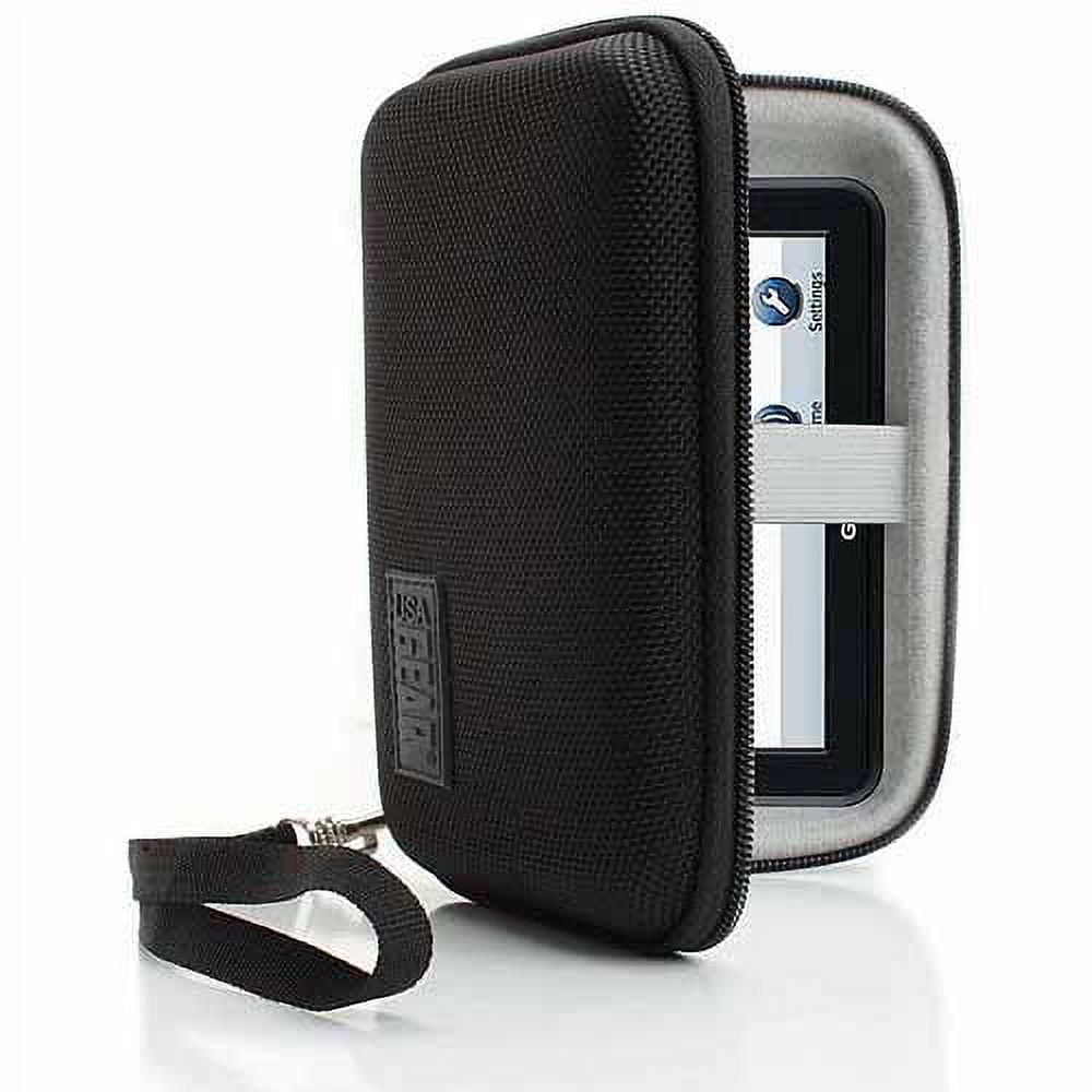 USA Gear Hard Shell Electronics Carrying Case with Scratch-Resistant Interior for Smartphones, MP3 Players, GPS Units and More
