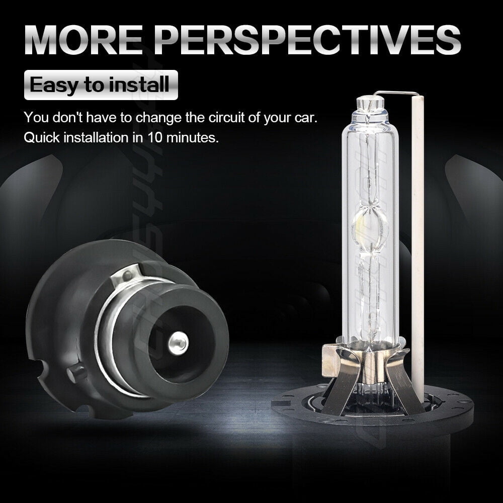 For Acura TL 2004 2005 2006 Front HID Headlight High/Low Beam Fog Light 4×Bulbs