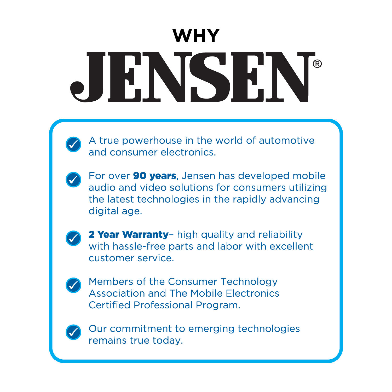 JENSEN CM9MIR 9 inch Single DIN Car Stereo Radio | Touch Screen with USB Screen Mirroring for Apple and Android Devices | Built-in Bluetooth