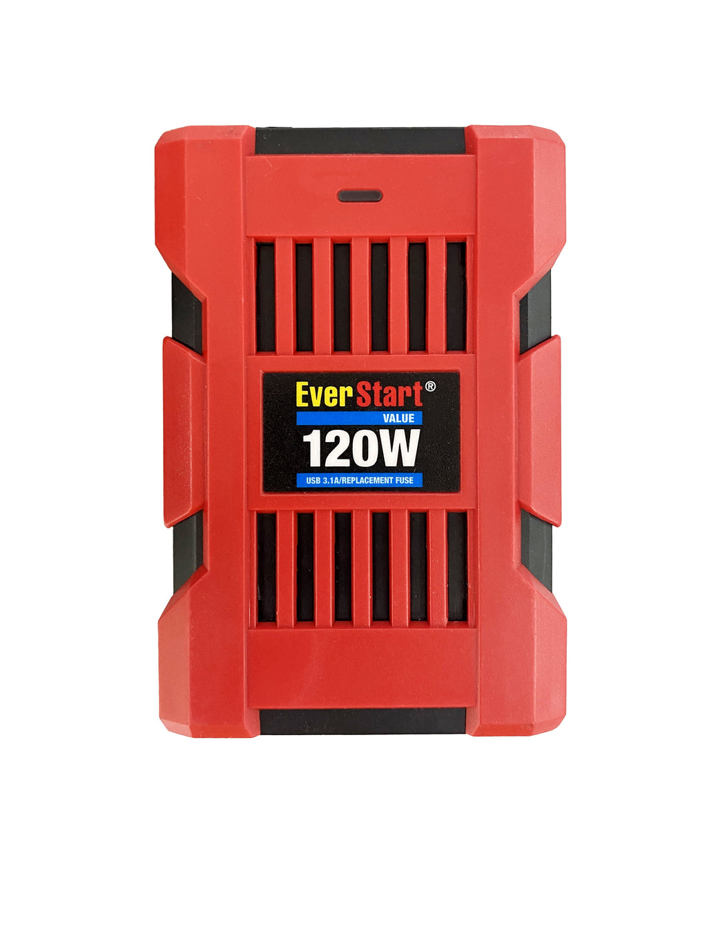 EverStart Portable 120 Watts Slim Inverter with Digital Display, 2 USB Ports and 1 AC Port