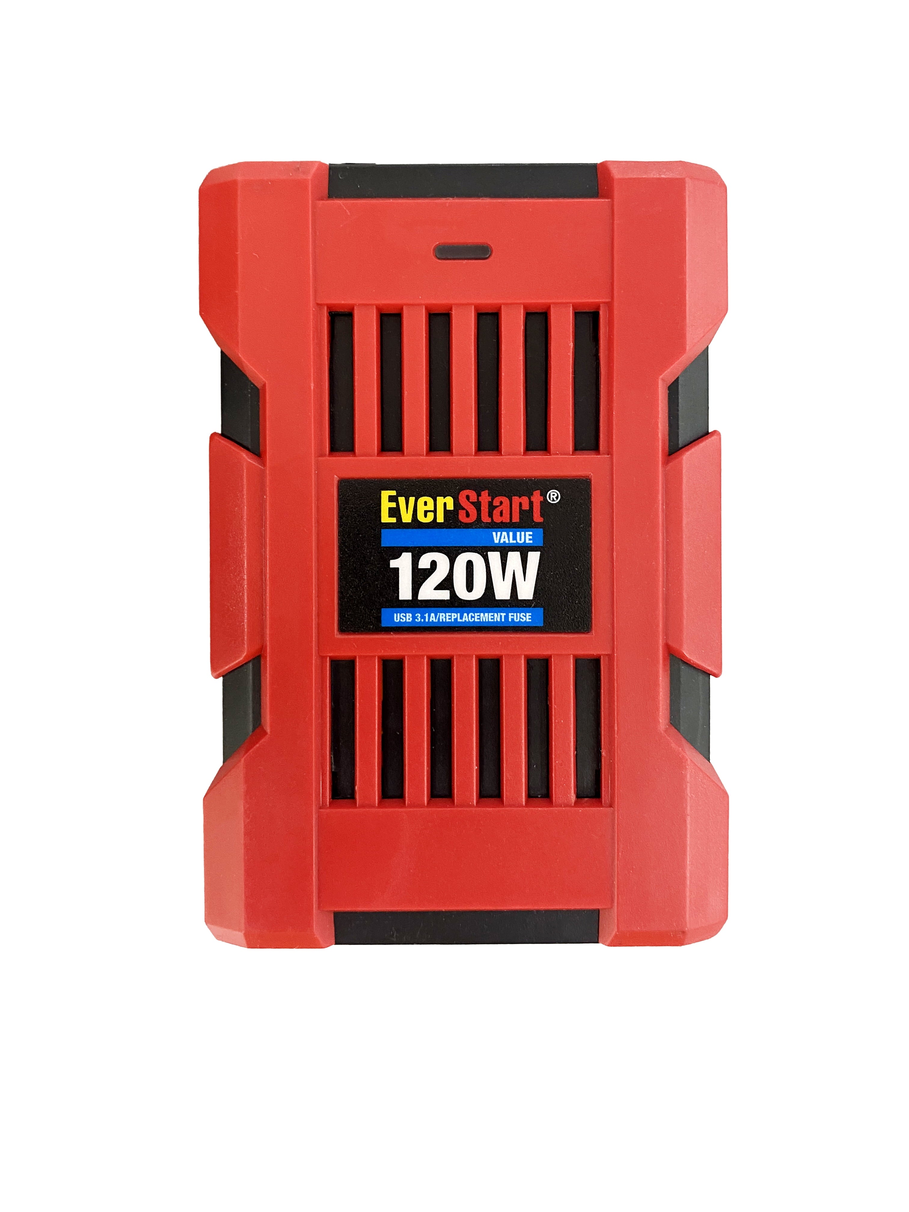 EverStart Portable 120 Watts Slim Inverter with Digital Display, 2 USB Ports and 1 AC Port