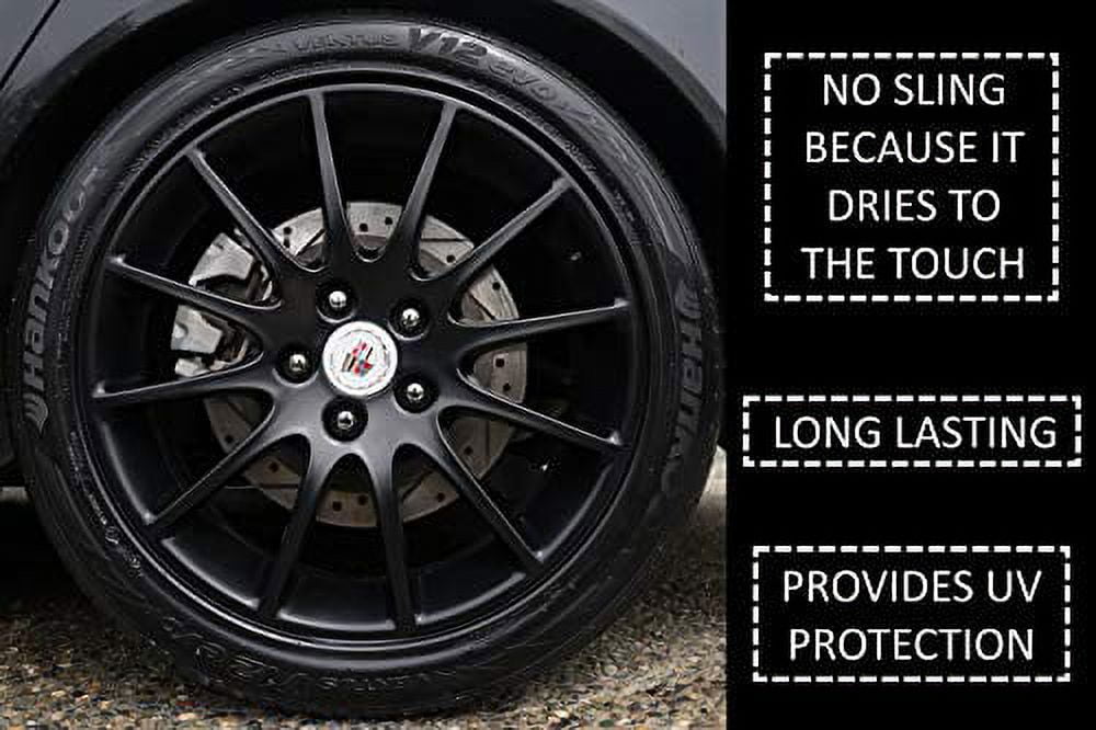 CAR GUYS Tire Shine Spray , The Perfect Shine , Durable and User Friendly Tire Dressing , Long Lasting UV Protection , 18 Oz Kit with Applicator Pad 18 Ounces w/ Applicator