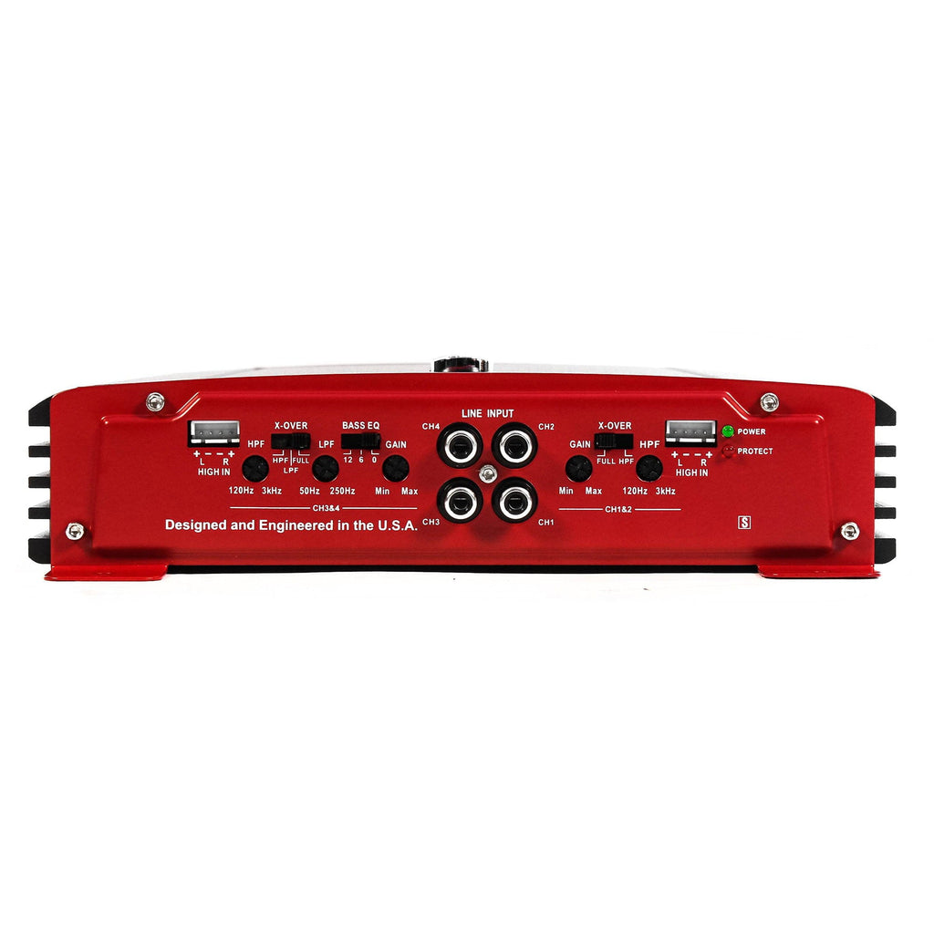 Crunch PX-1000.4 1000W Car Stereo Amp & Soundstorm AKS8 Amp Wiring Kit