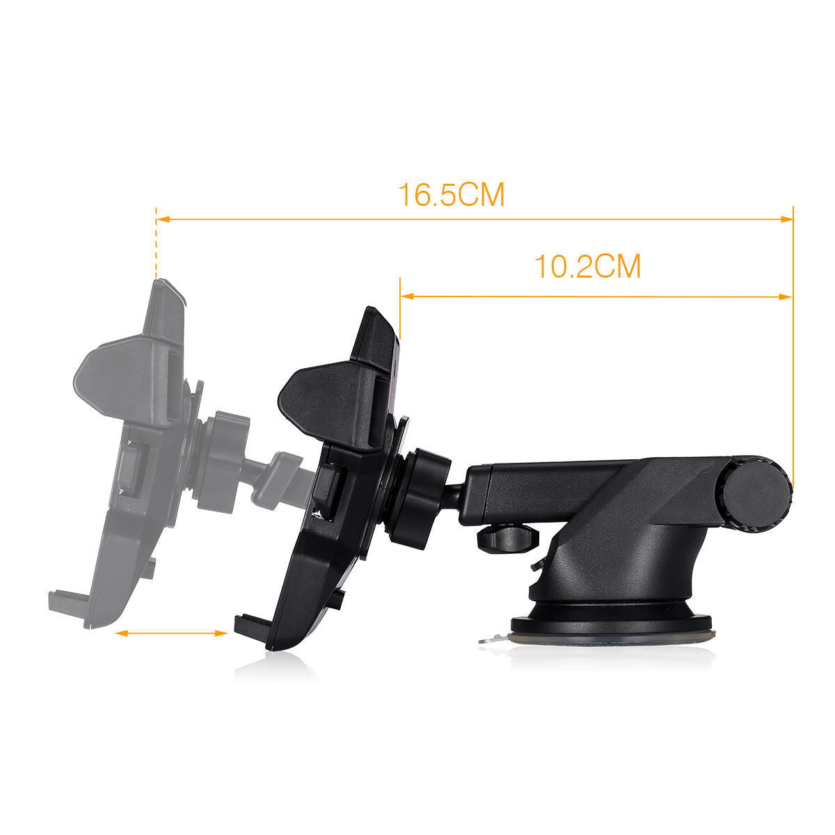 360 Universal Car Windshield Mount Stand Holder for iPhone Moblie Phone GPS PDA