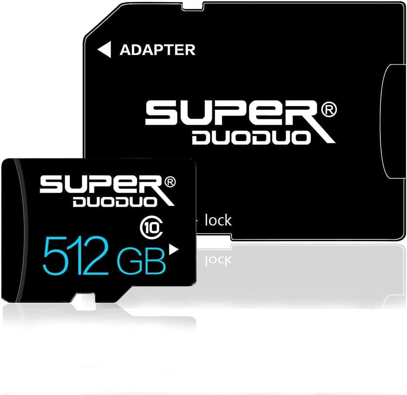512GB Micro SD Card Class 10 Memory Card Fast Speed TF Card for Android Smartphone,Digital Camera,Tablet,Surveillance and Drone